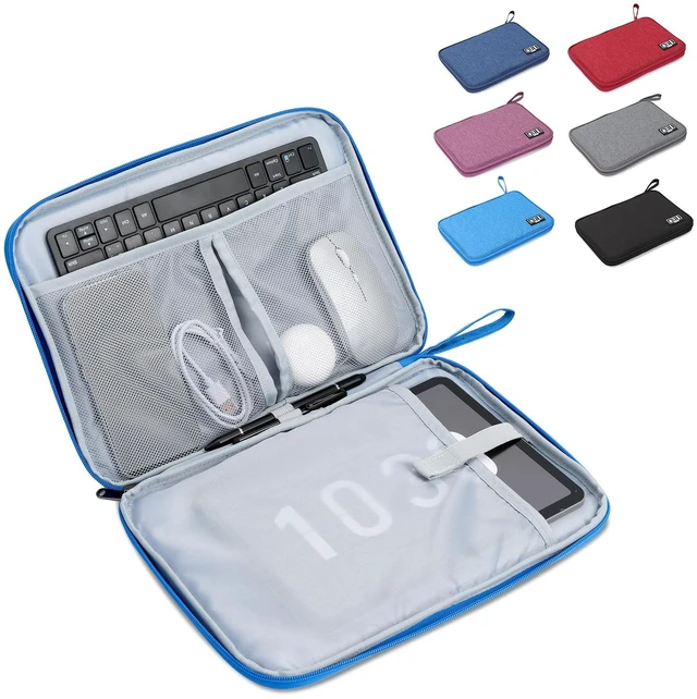 Main image of iPad Bag for 11 Inch, Tablet Sleeve & Organizer Case | Padded tablet sleeve with storage for iPad, keyboard, charger, cables and accessories for work, school or travel.
