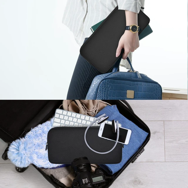 Alt view image 6 of 6 - Magic Keyboard Sleeve Case, Padded Shockproof Protective Bag for 2024 Apple iMac 24 inch M4 M3 Magic Keyboard w/out Touch ID A2449 A2450,Wireless Magic Keyboard 2 MLA22LL/A A1644 Pouch for Mac