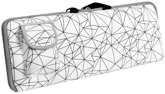 Main image of Keyboard Sleeve Travel Case for Logitech Mk270 Keyboards | Rugged Neoprene Construction Zipper Mouse Storage and Cable Storage Pouch(White)