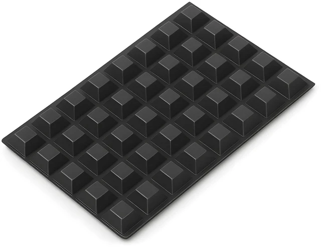 Main image of 40PCS Rubber Feet for Electronics Stick on Rubber-Feets Rubbers Bumpers Self Adhesive Laptop Anti Slip Pads Small Square Rubbers Bumpers for Cabinet Doors Furniture Foot