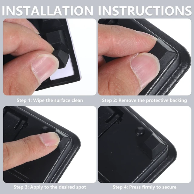 Alt view image 5 of 7 - 40PCS Rubber Feet for Electronics Stick on Rubber-Feets Rubbers Bumpers Self Adhesive Laptop Anti Slip Pads Small Square Rubbers Bumpers for Cabinet Doors Furniture Foot