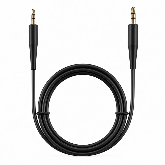 Main image of Replacement Audio Cable Cord,Aux Wire 3.5mm to 2.5mm Compatible with Bose QuietComfort QC25 QC35 QC35II QC45 NC700 Soundlink Soundtrue Headphones (No mic)