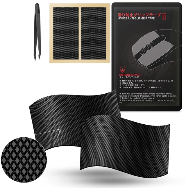 Main image of New 2.0 DIY Anti Slip Tape Compatible with GameSir Tarantula 8K, Gaming Mouse Grip Tape, Controller Skins, Sweat Resistant, Easy to Apply, Professional Mice Upgrade Kit