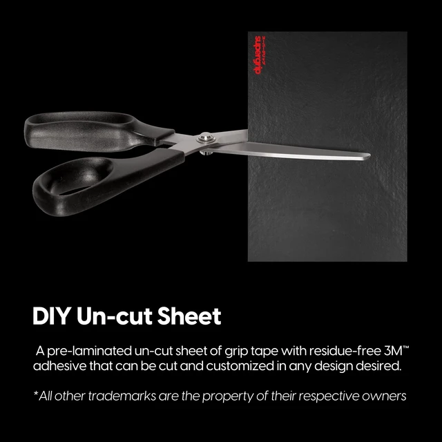 Alt view image 4 of 7 - SUPERGRIP Un-Cut DIY Griptape Sweat Absorbing High Performance Universal Anti Slip Mouse Grip Tape Ultra-Thin 0.5mm (0.02in) Size 130 x 90mm (5.1 x 3.5in)