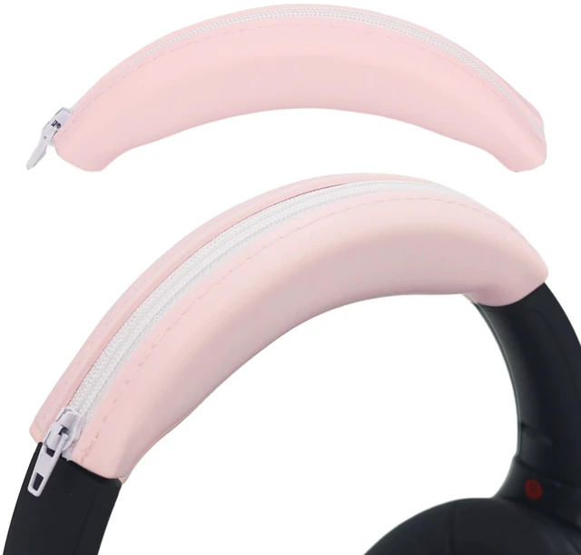 Main image of Headphone Headband Cover for Sony Soundcore JBL Bose, Custom Pink | Silicone Sweat Cover for Sony WH-1000XM4 XM3 & Soundcore Q45 Q30 Q20 Q20i & JBL Tune 720BT & Bose QuietComfort Series