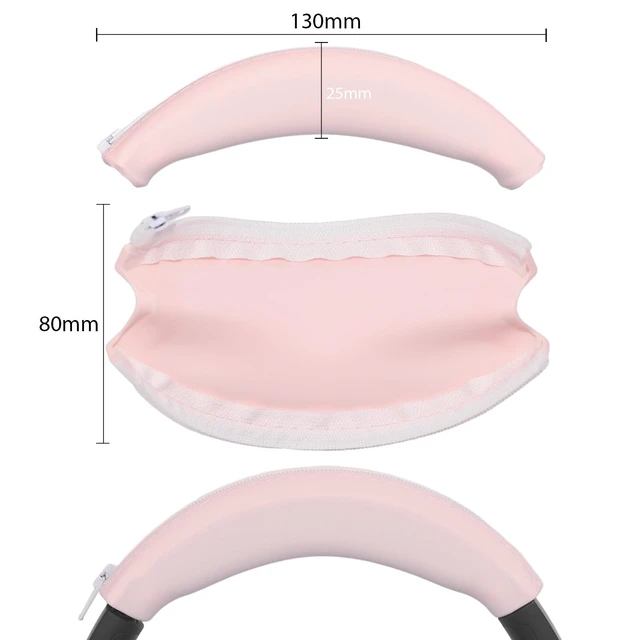Alt view image 5 of 7 - Headphone Headband Cover for Sony Soundcore JBL Bose, Custom Pink | Silicone Sweat Cover for Sony WH-1000XM4 XM3 & Soundcore Q45 Q30 Q20 Q20i & JBL Tune 720BT & Bose QuietComfort Series