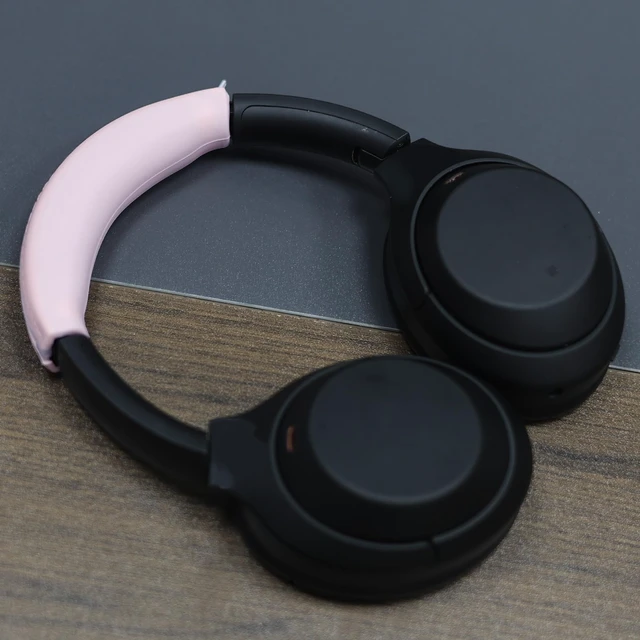 Alt view image 6 of 7 - Headphone Headband Cover for Sony Soundcore JBL Bose, Custom Pink | Silicone Sweat Cover for Sony WH-1000XM4 XM3 & Soundcore Q45 Q30 Q20 Q20i & JBL Tune 720BT & Bose QuietComfort Series
