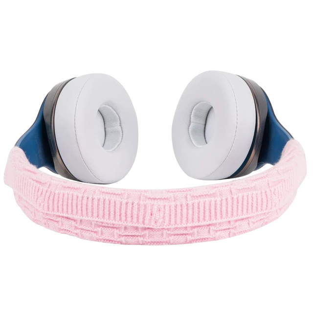 Alt view image 4 of 6 - NOVA Knit Fabric Headband Cover Compatible with Beats, Bose, AKG, Sennheiser, Sony, Audio-Technica Headphones, Sweat Cover, Easy DIY Installation (Pink)