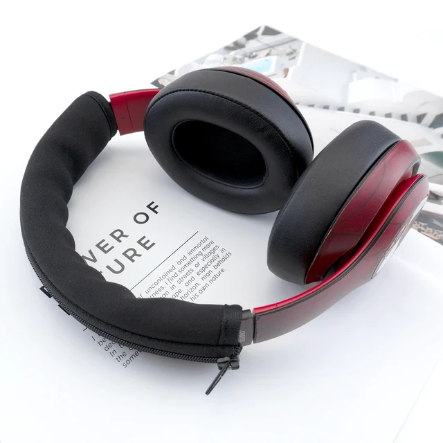 Alt view image 7 of 7 - Headphone Headband Cover, Black Band Cover, 9.2 x 3.1 in | Headphones Band Headband Protector with Zipper, Feels Comfortable, Detachable, Easy Cleaning