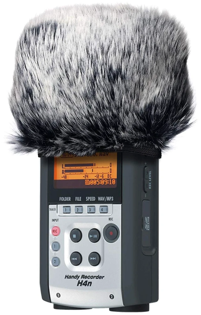 Alt view image 3 of 7 - Furry Outdoor Microphone Windscreen Muff for Zoom H4N Pro Portable Digital Recorders, Zoom Mic Windscreen Fur Windshield Dead Cat Wind Cover Pop Filter by YOUSHARES