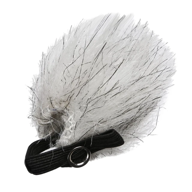 Alt view image 3 of 5 - WS10m 5 Pack Universal Furry Lavalier Microphone Windscreen Muff, Shure, Rode, and 8-13 mm Lapel Mics