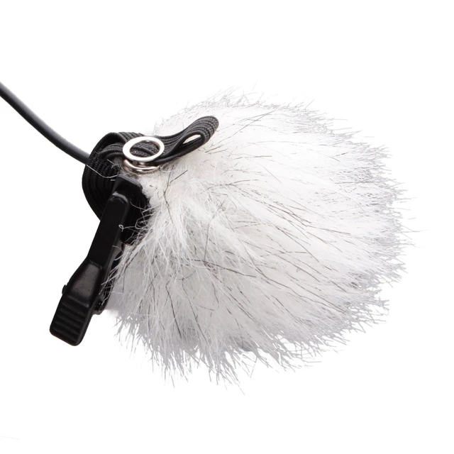 Alt view image 2 of 5 - WS10m 5 Pack Universal Furry Lavalier Microphone Windscreen Muff, Shure, Rode, and 8-13 mm Lapel Mics