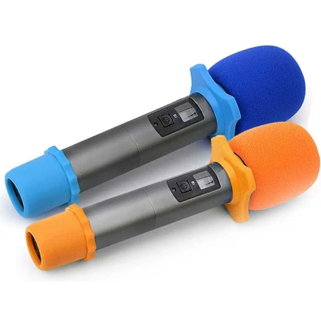 Alt view image 6 of 7 - Thick Microphone Cover,Foam Mic Covers Windscreen Suitable for Most Standard Handheld Stage Microphone,Reusable Foam Covers (5 Pack)