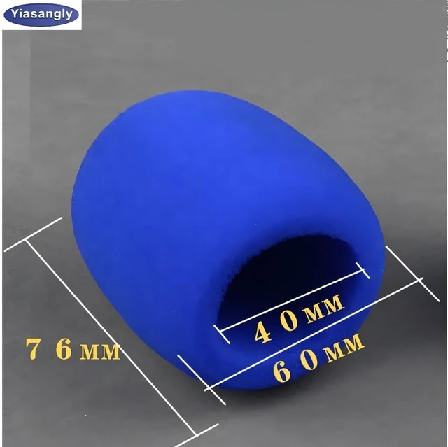 Alt view image 4 of 7 - Microphone Cover, Thick Colorful Foam Mic Cover, Handheld Stage Microphone Windscreen, Reusable Foam Covers Foam Micro Filter for Most Handheld Microphone for Karaoke DJ - 10 Pieces