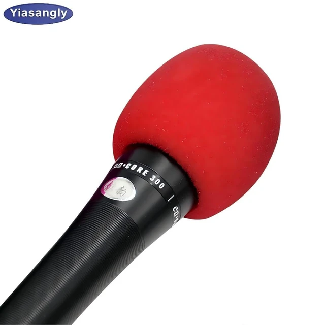 Alt view image 5 of 7 - Microphone Cover, Thick Colorful Foam Mic Cover, Handheld Stage Microphone Windscreen, Reusable Foam Covers Foam Micro Filter for Most Handheld Microphone for Karaoke DJ - 10 Pieces