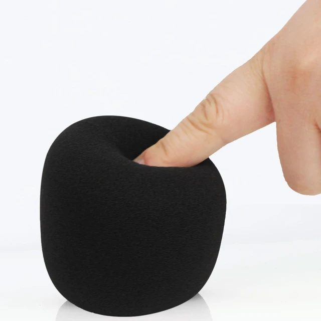 Alt view image 5 of 7 - 2 Pack Foam Mic Cover Handheld Microphone Windscreen | Fits Most Ball-Type Microphone, Soft and Comfortable Mic Muffler Handheld Microphone Cover