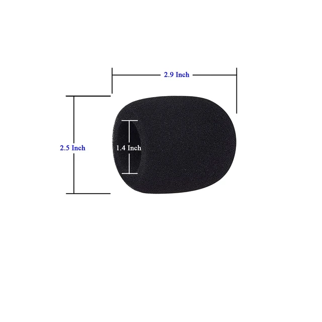 Alt view image 4 of 7 - Foam Microphone Windscreen, Disposable Mic Cover, Soft Sponge Foam Mic Windscreen Compatible with SM58 Series Microphones for Recording, Live Streaming, Podcast,KTV,With JBL Microphones