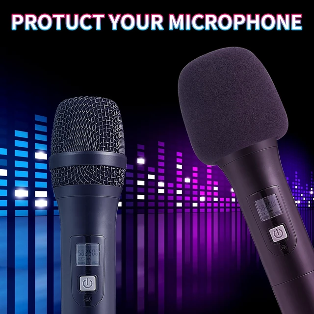 Alt view image 7 of 7 - Foam Microphone Windscreen, Disposable Mic Cover, Soft Sponge Foam Mic Windscreen Compatible with SM58 Series Microphones for Recording, Live Streaming, Podcast,KTV,With JBL Microphones