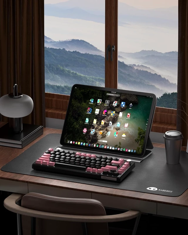 Alt view image 7 of 7 - SKY81 75% Wireless Gasket Mechanical Gaming Keyboard, Hot Swappable RGB Custom Creamy Keyboard w/ 5-Layer Padding, BT/2.4G/USB-C, Knob Control, NKRO for Win/Mac (Dreamy Sky, Violet Switch)