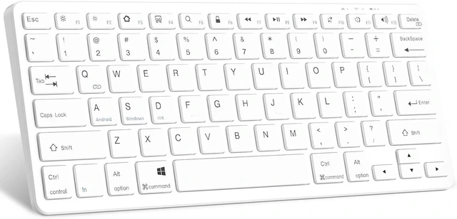 Main image of Bluetooth Keyboard for iPad Wireless Keyboard,All Bluetooth Devices | For iPad 11th 10th Generation,10.2(9th/8th/7th Gen), Air/Pro/Mini, Wireless Keyboard, for Office, Home, School, Light Purple White