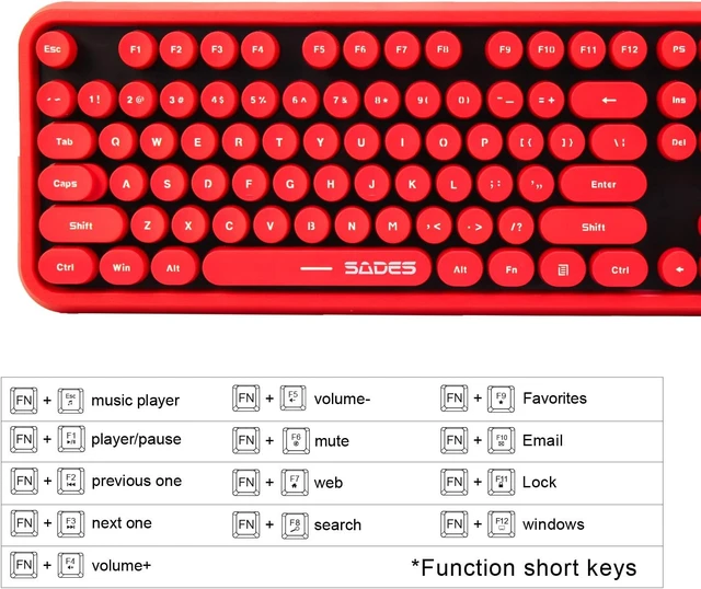 Alt view image 3 of 4 - Beige Wireless Keyboard and Mouse Combo,Bubble Round Keys, for PC Laptop | Retro Typewriter Style,Cute Aesthetic Removable Keys, Clicky Sound,2.4GHz Full-Size with Number Pad,for Long Nails Desktop
