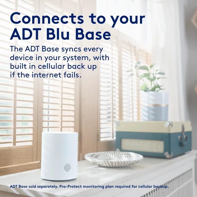 Alt view image 7 of 7 - Video Doorbell Camera, 2K HDR, Wireless or Wired, Plan Required | 180 degree head-to-toe view, Night vision, Weather resistant, Smart detection, 2-way audio, ADT+ App
