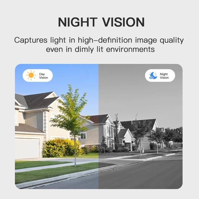 Alt view image 7 of 7 - Doorbell Camera Wireless No Subscription with Free Cloud Storage | Proactive Human Detection, Local Storage Support, Battery Powered, 720P Night Vision, Two-Way Audio, Tuya App