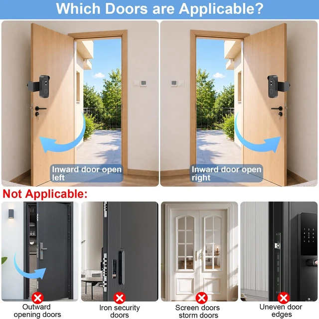 Alt view image 5 of 7 - Anti-Theft Doorbell Mount for Blink New 2026 Battery Doorbell 2K+, No Drill Doorbell Camera Mount,Wireless Video Doorbell Mounting Bracket with Rain Cover for Apartment Rental,Not for Security Door
