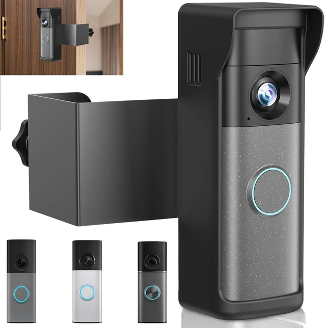 Main image of Anti-Theft Doorbell Mount Compatible with R-ing Newest 2026 Battery Doorbell/Plus/Pro, No Drill Wireless Video Camera Doorbell Bracket with Rain Cover for Apartment Rental, Not for Security Door