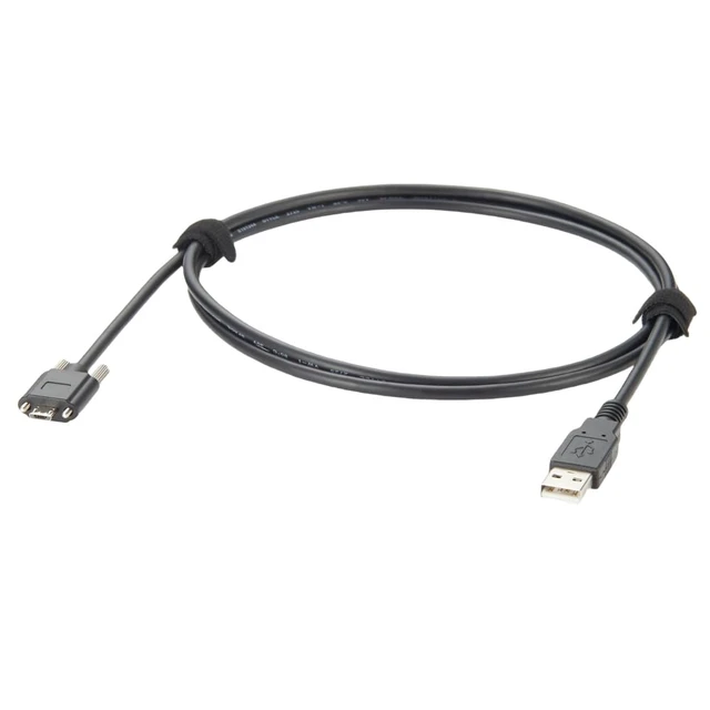Alt view image 4 of 6 - USB 2.0 A Male to Micro USB Locking Screw Panel Mount Cable USB 2.0 Micro B Sync Charging & Data Cord Camera link Cable for Industrial Camera,Cell Phone,Tablet,MP3,Game Controller Hard Disk (1.5M/5FT)