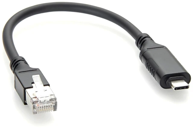 Main image of USB 3.1 C to RJ45 Gigabit Ethernet Cable with RTL8153B Chip (0.15m/0.49FT)