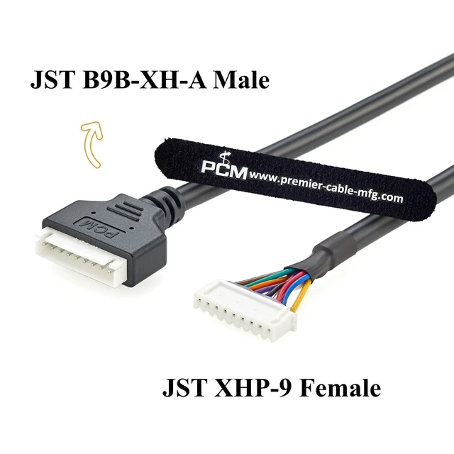 Alt view image 2 of 7 - JST-XH 9 Pin Motor Extension Cable Male to Female for Senergy MDR (2M/6.6FT)