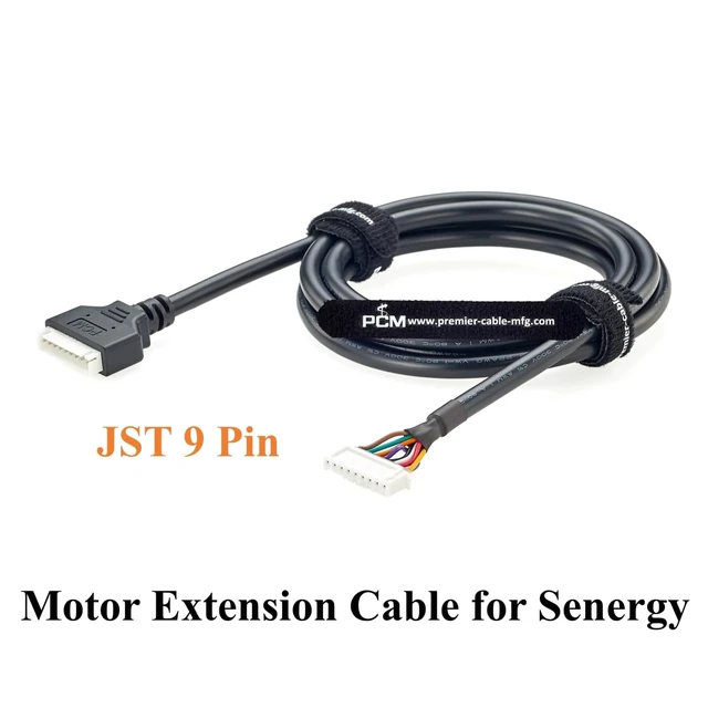Alt view image 3 of 7 - JST-XH 9 Pin Motor Extension Cable Male to Female for Senergy MDR (2M/6.6FT)