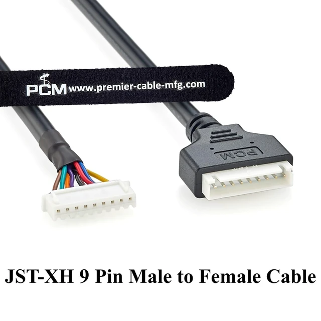 Alt view image 4 of 7 - JST-XH 9 Pin Motor Extension Cable Male to Female for Senergy MDR (2M/6.6FT)