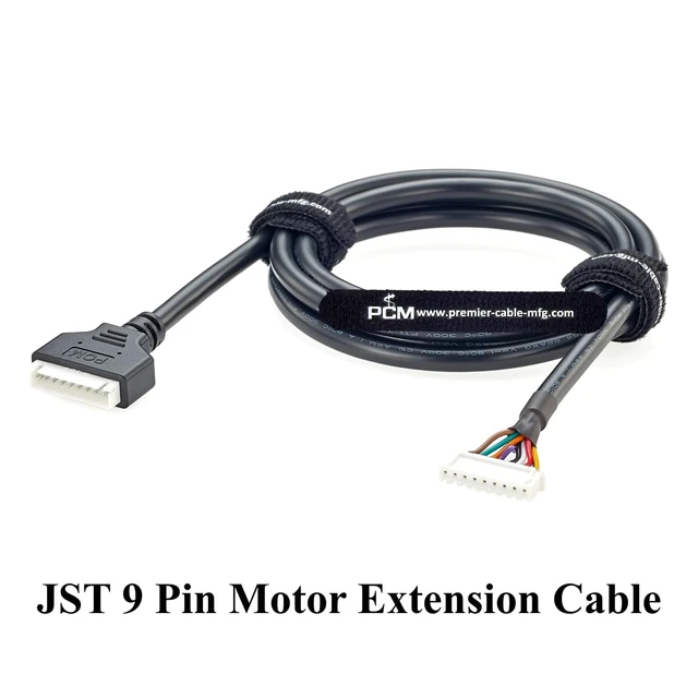 Alt view image 5 of 7 - JST-XH 9 Pin Motor Extension Cable Male to Female for Senergy MDR (2M/6.6FT)