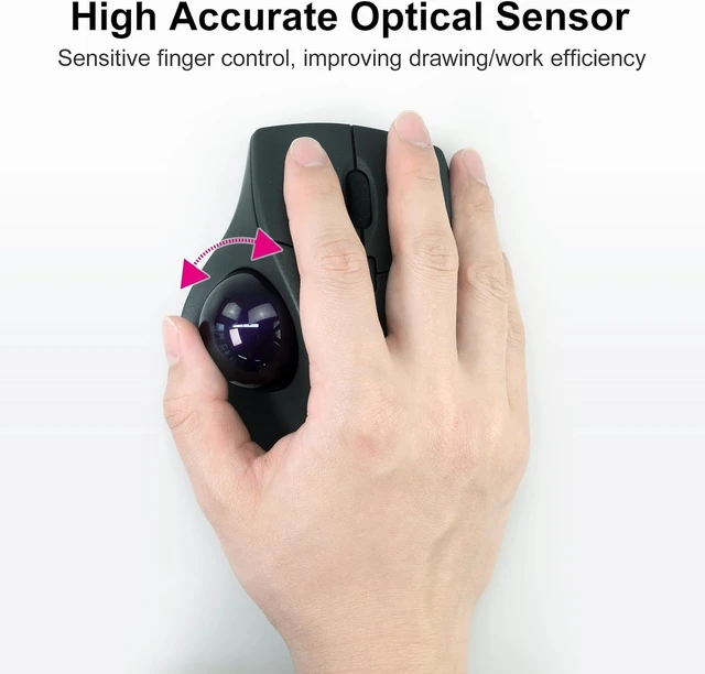 Alt view image 7 of 7 - SANWA 2PCS 40mm/1.57in Trackball Replacement Ball for GMAWTB40, GMABTTB41, GMATB39, Kensington Orbit Fusion, and Other Compatible Trackball Mice, Glossy Red + Purple
