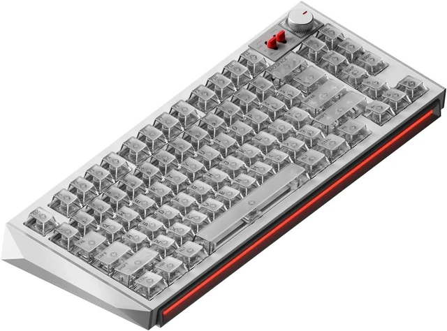 Main image of nuphy WH80 Hot-Swap Rapid Trigger Wireless Magnetic Keyboard with knob Custom RGB Backlit Gaming Keyboard, 80% Layout, Tri-mode Hall Effect, 83 Keys, Support BT/2.4GHz/USB-C, Quick Mode Toggle
