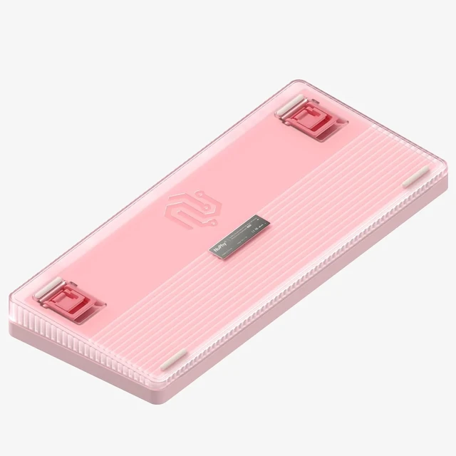 Alt view image 6 of 6 - nuphy Halo75 V2 Mechancial Gaming Kyeboard,75% Wireless Hot Swappable Bluetooth Keyboard,83 Kyes RGB Backlit Keyboard,Support Bluetooth/2.4GHz/USB-C-Pink Silent Red Clear-Top Switch