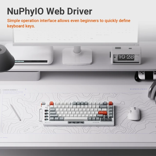 Alt view image 5 of 6 - nuphy Field75 HE V2 75% Layout 83 Keys Gaming Keyboard with knobs