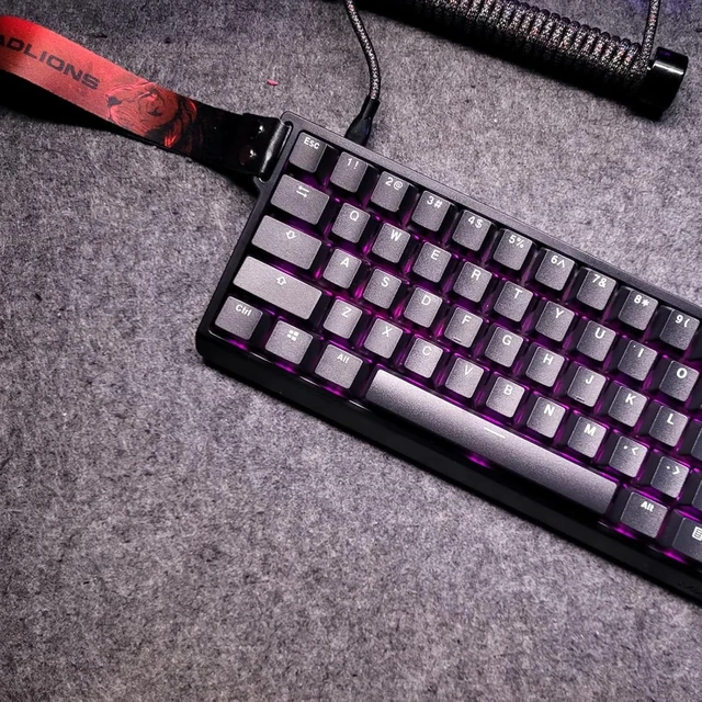 Alt view image 7 of 7 - Hyekit x FGG MADLIONS MAD 60 HE RGB 60% Wired Magnetic Switch Mechanical Gaming Keyboard with Adjustable Actuation, 8000 Hz Polling Rate, Rapid Trigger Mode, Hall Effect Switches, for PC/Mac, Black