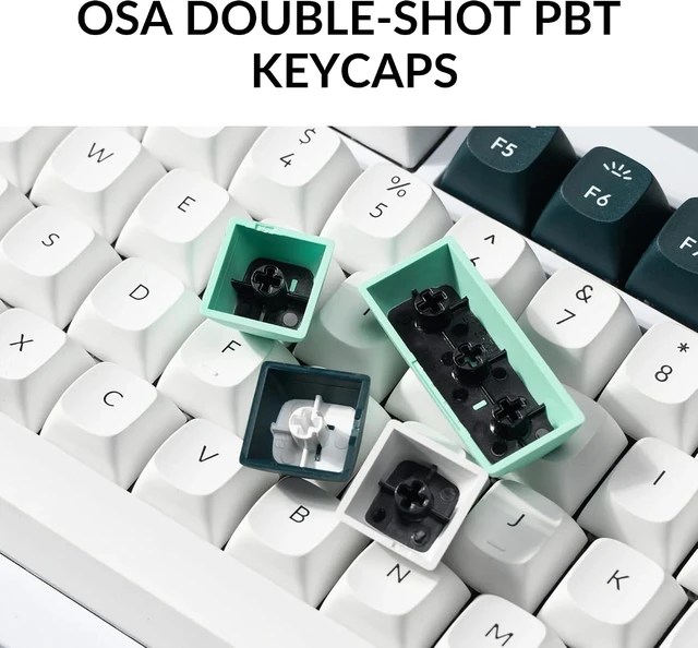 Alt view image 7 of 7 - Keychron Q1 HE Wireless Custom Magnetic Keyboard, QMK Launcher Rapid Trigger 2.4 GHz & Bluetooth 5.2 with Gateron Double-Rail Magnetic Switch for Mac Windows Linux-White