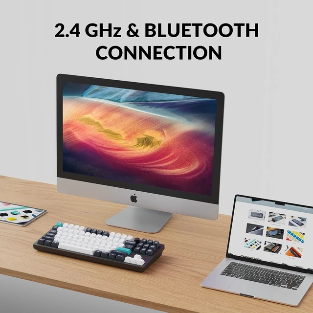 Alt view image 5 of 7 - Keychron Q3 Max Wireless 2.4 GHz Bluetooth Custom Mechanical Keyboard
Full Aluminum Body, QMK Launcher, TKL Layout RGB with Hot-swappable Gateron Banana Switch Compatible with Mac Windows Linux