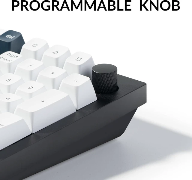 Alt view image 5 of 7 - Keychron Q5 Max Wireless 2.4 GHz Bluetooth Custom Mechanical Keyboard
QMK Launcher, Full Aluminum Body, 96% Layout with Hot-swappable Gateron Red Switch for Mac Windows Linux - Black