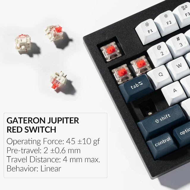 Alt view image 7 of 7 - Keychron Q5 Max Wireless 2.4 GHz Bluetooth Custom Mechanical Keyboard
QMK Launcher, Full Aluminum Body, 96% Layout with Hot-swappable Gateron Red Switch for Mac Windows Linux - Black