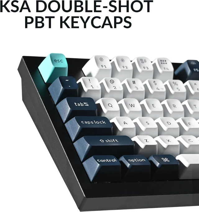 Alt view image 6 of 7 - Keychron Q5 Max Wireless 2.4 GHz Bluetooth Custom Mechanical Keyboard
QMK Launcher, Full Aluminum Body, 96% Layout with Hot-swappable Gateron Red Switch for Mac Windows Linux - Black
