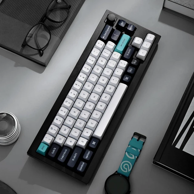 Alt view image 7 of 7 - Keychron Q2 Max QMK Wireless Mechanical Keyboard, 65% Aluminum, Black
2.4 GHz Bluetooth 5.1 USB-C, Hot-swappable PBT Keycaps, Programmable Knob, Custom RGB Backlit for Mac/Windows/Linux