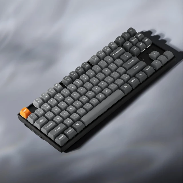 Alt view image 7 of 7 - Keychron K8 Max Wireless Mechanical Gaming Keyboard, TKL Layout QMK 2.4 GHz/Bluetooth 5.1/Wired Tri-Mode Connection, RGB with Keychron Super Banana Switch Compatible with Mac Windows Linux