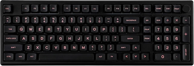 Main image of EPOMAKER Galaxy100 QMK/VIA Wireless Gaming Keyboard, Aluminum Shell, BT/2.4Ghz/USB-C, Pre-Lubed Hot-Swappable Linear Switches, NKRO, RGB Backlit (Black, Marble White Switch)