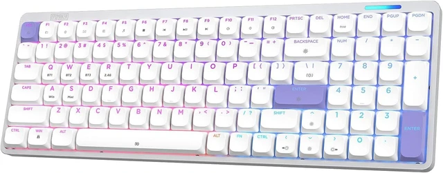 Main image of EPOMAKER Luma100 Low Profile Aluminum Mechanical Keyboard, VIA Programmable
RGB Backlit, Hot-Swappable, Win/Mac/Linux Compatible, Wireless Portable Office Keyboard with Mac Modifier Keycaps