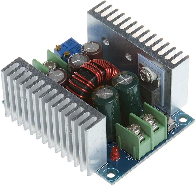 Alt view image 5 of 7 - 2PCS CC CV DC 6-40V to 1.2-36V Buck Converter,20A 300W
Constant Current, Adjustable Step Down Voltage Regulator, Power Supply Module, with Short Circuit Protection Function